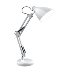 Светильник настольный GTL003 60W 220-240V E27 белый струбцина и основание 1/12  GT0031  Gauss