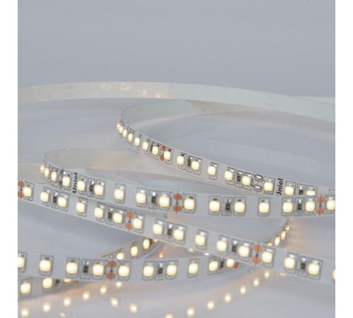 Лента светодиодная теплый свет 3000K ULS-2835-120LED/m-8mm-IP20-DC24V-9,6W/m-5M-3000K  UL-00005872  Uniel