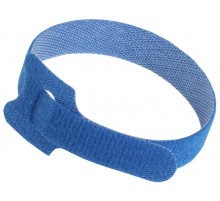 Хомут-липучка ХКл 14х310мм синий (100шт)  UHL10-14-310-100-K07  IEK