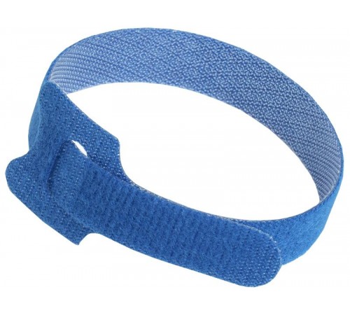 Хомут-липучка ХКл 14х310мм синий (100шт)  UHL10-14-310-100-K07  IEK