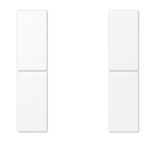 Набор накладок 2 группы для модулей F50; термопласт; белый матовый LS502TSAWWM Jung