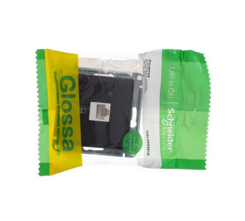 Glossa Шоколад Мех Розетка компьютерная RJ45 кат.5E  GSL000881K  SE
