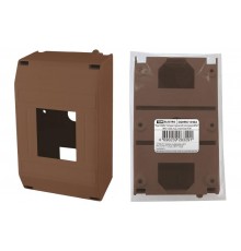 Бокс пластиковый навесной КМПн 1/4 для наружной установки IP20 "ЭКО" (бук) инд. штрихкод, (ВхШхГ) 420х230х210мм  SQ0907-0402  TDM