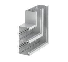 Плоский угол кабельного канала Rapid 80 90x210 мм (алюминий,анодированный) (GA-DF90210EL)  6279623  OBO Bettermann