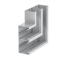 Плоский угол кабельного канала Rapid 80 90x210 мм (алюминий,белый) (GA-DF90210RW)  6279620  OBO Bettermann