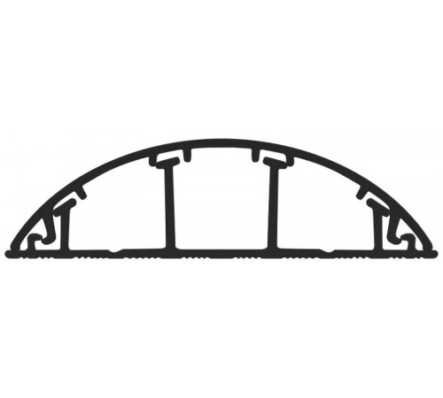 Кабель-канал ЭРА KK-70-16-FB напольный 70х16мм черный RAL 9004 42м  Б0061693  ЭРА