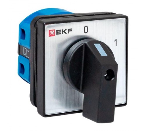 Переключатель кулачковый ПК-1-12 25А 2P "0-1" IP65  pk-1-12-25-65  EKF