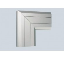 Simon Connect Угол плоский L-образный (вверх) для ТК01133-8, Кабломакс, алюминий  TKA011113-8  Simon