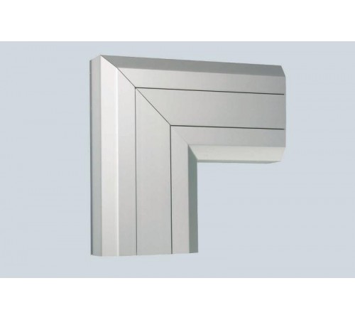 Simon Connect Угол плоский L-образный (вверх) для ТК01133-8, Кабломакс, алюминий  TKA011113-8  Simon