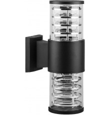 Светильник архитектурный настенный DH0802 230V без лампы 2*E27, 320*175*108 черный  06298  Feron