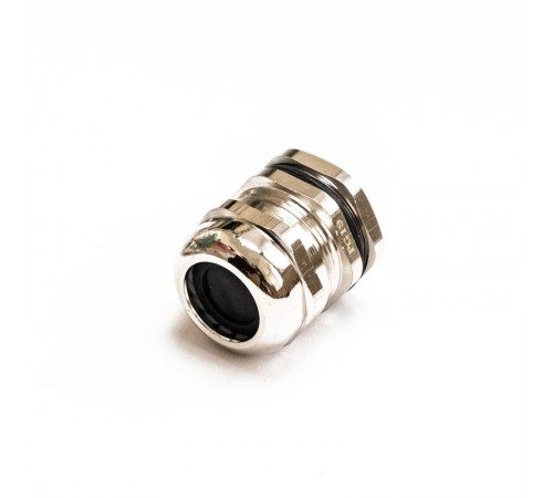 Кабельный ввод (сальник) PGM 19 (IP68)  d отверстия 10-15 мм латунный (2 шт/уп)  PR08.7398  Промрукав