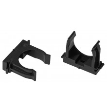 Крепеж клипса для труб  CLIP-32-B-MP d 32мм черный для монтажного пистолета (прямой монтаж) 50шт CLIP-32-B-MP  Б0062032  ЭРА