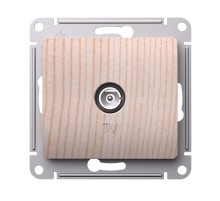 GLOSSA Сосна Розетка TV коннектор, механизм  GSL001593  SE