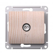 GLOSSA Сосна Розетка TV коннектор, механизм  GSL001593  SE