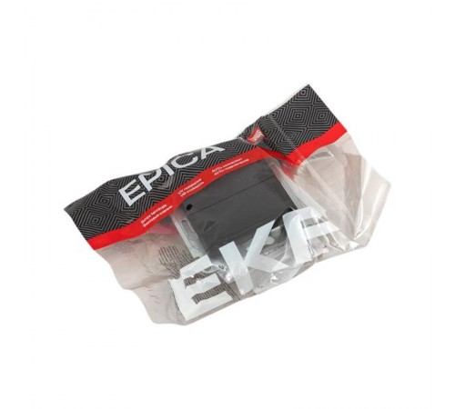 Механизм выключателя, двухклавишный, перекрёстный, чёрный Эпика EKF  UP1-SWB-22  EKF