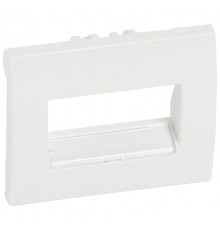 Galea Life Белый Накладка 2-ой ТЛФ/комп розетки  777075  Legrand