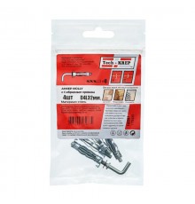 Анкер (дюбель) Молли W (с крюком) М4х32 (4 шт) - пакет ( 0,035 кг)  112287  Tech-KREP
