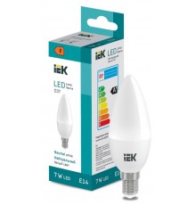 Лампа светодиодная Candle C37 600lm 4000K E14  LL-I-C37-7-230-40-E14  IEK