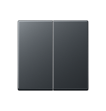 Центральная плата 2 группы стандарт; термопласт; матовый антрацит  A1702BFANM  Jung