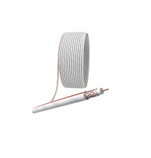 ЭРА Кабель коаксиальный SAT 50 М, 75 Ом, Cu/(оплётка Cu 75%), PVC, цвет белый, бухта 100 м  Б0044617  ЭРА