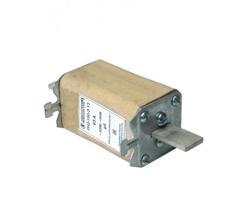 Плавкая вставка ПН2-100-Э У3 на 63А, стальные ножи (ЭТ)  ET522866  Электротехник