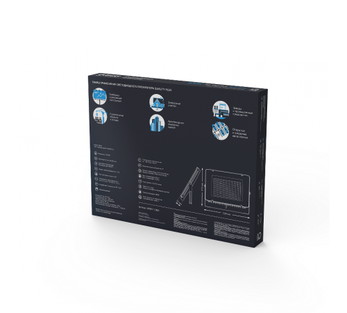 Прожектор светодиодный Qplus 300W 36000lm 6500K 175-265V IP65 графитовый LED 1/2  690511300  Gauss