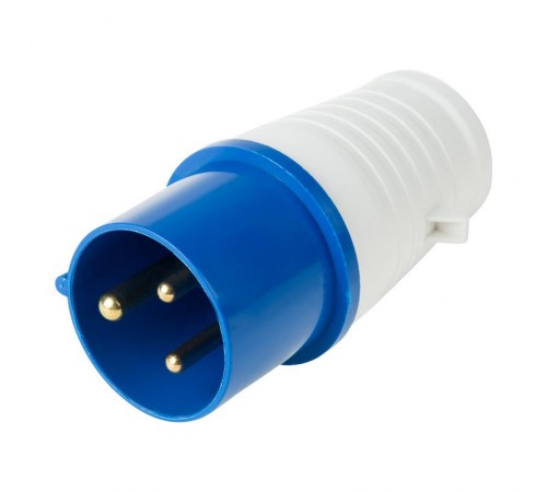 Вилка 023 переносная 2Р+РЕ 32А 220В IP44  11-8903  REXANT