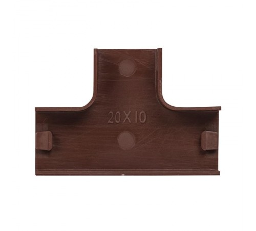 Угол T-образный (20х10) (4 шт) Plast EKF PROxima  под темное деревоtchd-20-10x4EKF