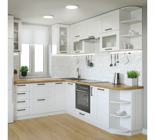 Светильник  Elementary Downlight круг26W 2250lm 4000K 170-260V IP20 220*26 белый LED 1/40  997520224  Gauss