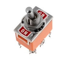 Тумблер 250V 15А (6c) ON-OFF-ON двухполюсный (KN-203) (в упак. 1шт.)  06-0328-B  REXANT