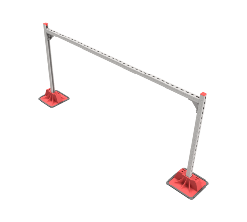 Опорная конструкция для гор. прямоуг. воздуховодов  TECHNORAPTOR LIGHTFOOT 2000х1000  KM-TR-LTF-SSHRAD-2000-1000  КМ - профиль