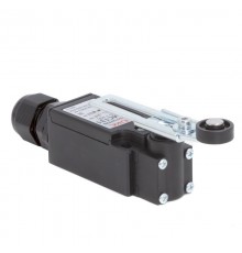 Концевой выключатель с двумя контактами, нормально открытый + нормально закрытый (NO+NC). С поворотным регулируемым рычажным роликом  R5MC131  DKC