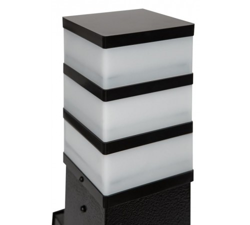 Садово-парковый светильник ИНОКС-8431 настенный черный  Б0057532  ЭРА