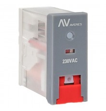 Реле промежуточное с кнопкой и мех. Индикацией RPAt 25/1 12A 230В AC  rpat-25-1-230AC   EKF