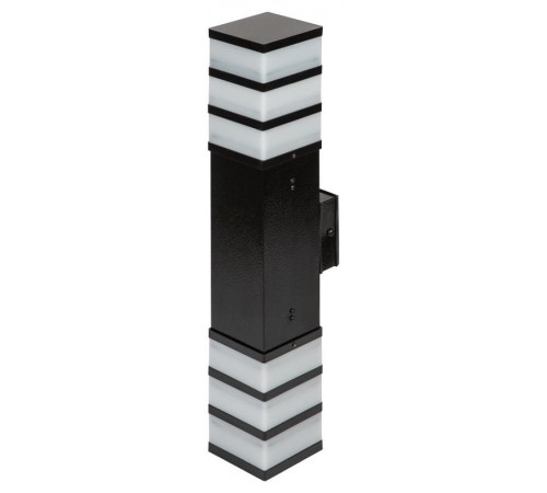 Садово-парковый светильник ИНОКС-8431 настенный черный  Б0057532  ЭРА