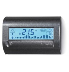 Комнатный цифровой термостат с недельным таймером; сенсорный экран; питание 3В DС; 1СО 5А; монтаж на стену; NFC; цвет белый  1C8190030107  Finder