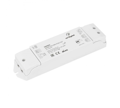 Диммер SMART-D22-DIM-PUSH-SUF (230V, 2A, TRIAC, 2.4G) (Arlight, IP20 Пластик, 5 лет)  032999  Arlight