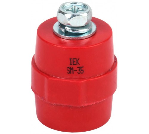 Изолятор SM35 (М8) силовой с болтом   YIS11-35-10-B  IEK