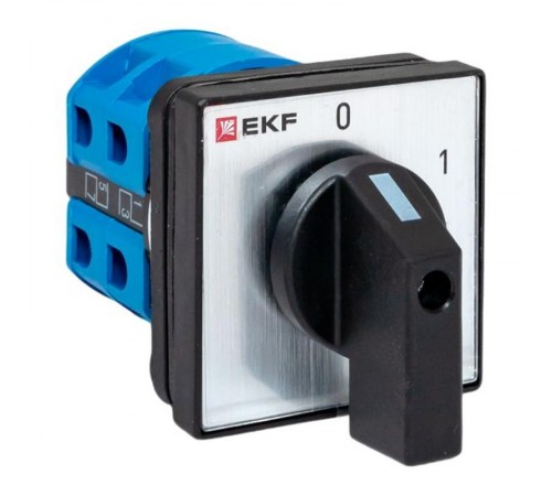 Переключатель кулачковый ПК-1-14 25А 4P "0-1" IP65  pk-1-14-25-65  EKF