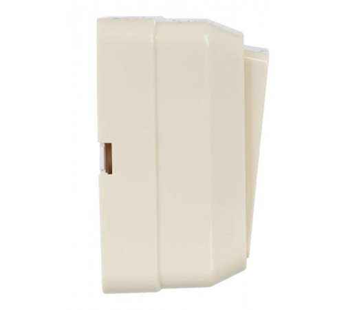 ОКТАВА кремовый Выключатель 1-клавишный О/У 10А ВС20-1-0-ОКм  EVO10-K33-10-DC  GENERICA