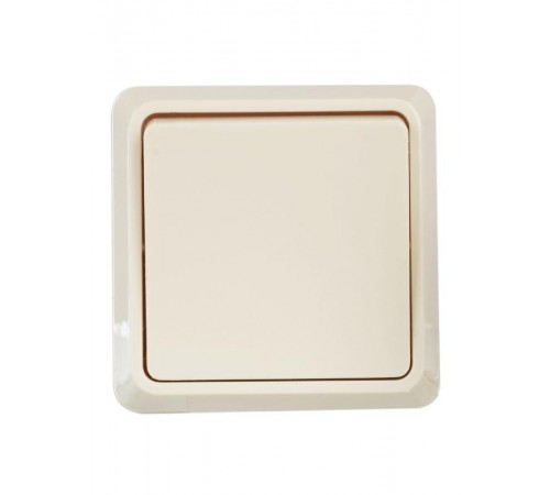 ОКТАВА кремовый Выключатель 1-клавишный О/У 10А ВС20-1-0-ОКм  EVO10-K33-10-DC  GENERICA