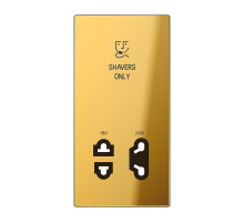 накладка бритвенной розетки имитация золота  SOGO7522PL  Jung