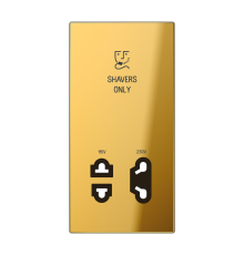 накладка бритвенной розетки имитация золота  SOGO7522PL  Jung