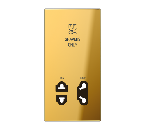 накладка бритвенной розетки имитация золота  SOGO7522PL  Jung