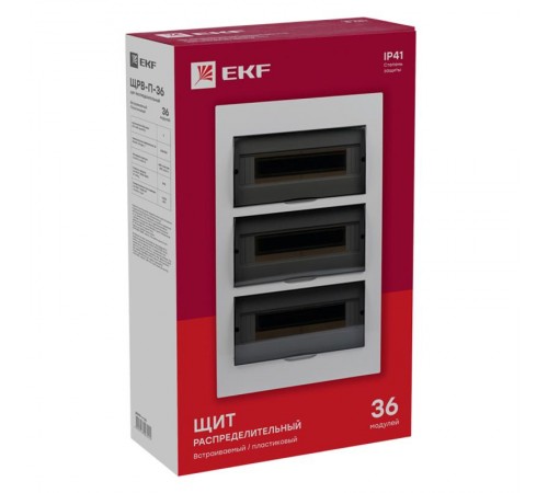 Щит распределительный встраиваемый ЩРВ-П-36 IP41 EKF PROxima  pb40-v-36  EKF