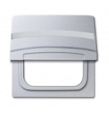 Плата промежуточная с крышкой для центр. плат , с полем для надписи, IP44, серия Allwetter 44, цвет альп. белый  1710-0-1878   2CKA001710A1878  ABB