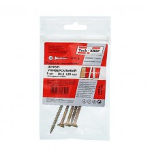 Саморез ШУж 5,0х80 пот. гол. (5 шт) - пакет ( 0,033 кг)  102514  Tech-KREP