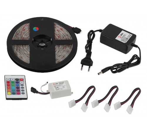 Комплект светодиодной ленты 5050kit-14,4-60-12-IP65-RGB-5m  Б0043070  ЭРА