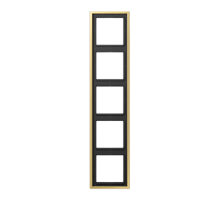 Рамка для вертикальной и горизонтальной установки, 5 постов; металл; латунь classic; Messing  ME2985C  Jung
