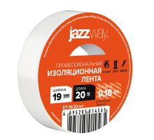 Изолента 19мм * 20м белая  .5014565  JAZZway